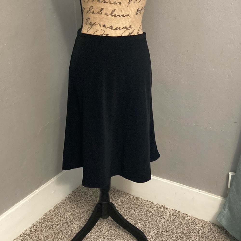 White House Black Market Black Skirt size 6